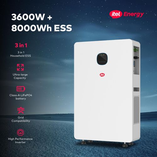 3.6kW + 8kWh Lithium Battery All in One Power Station