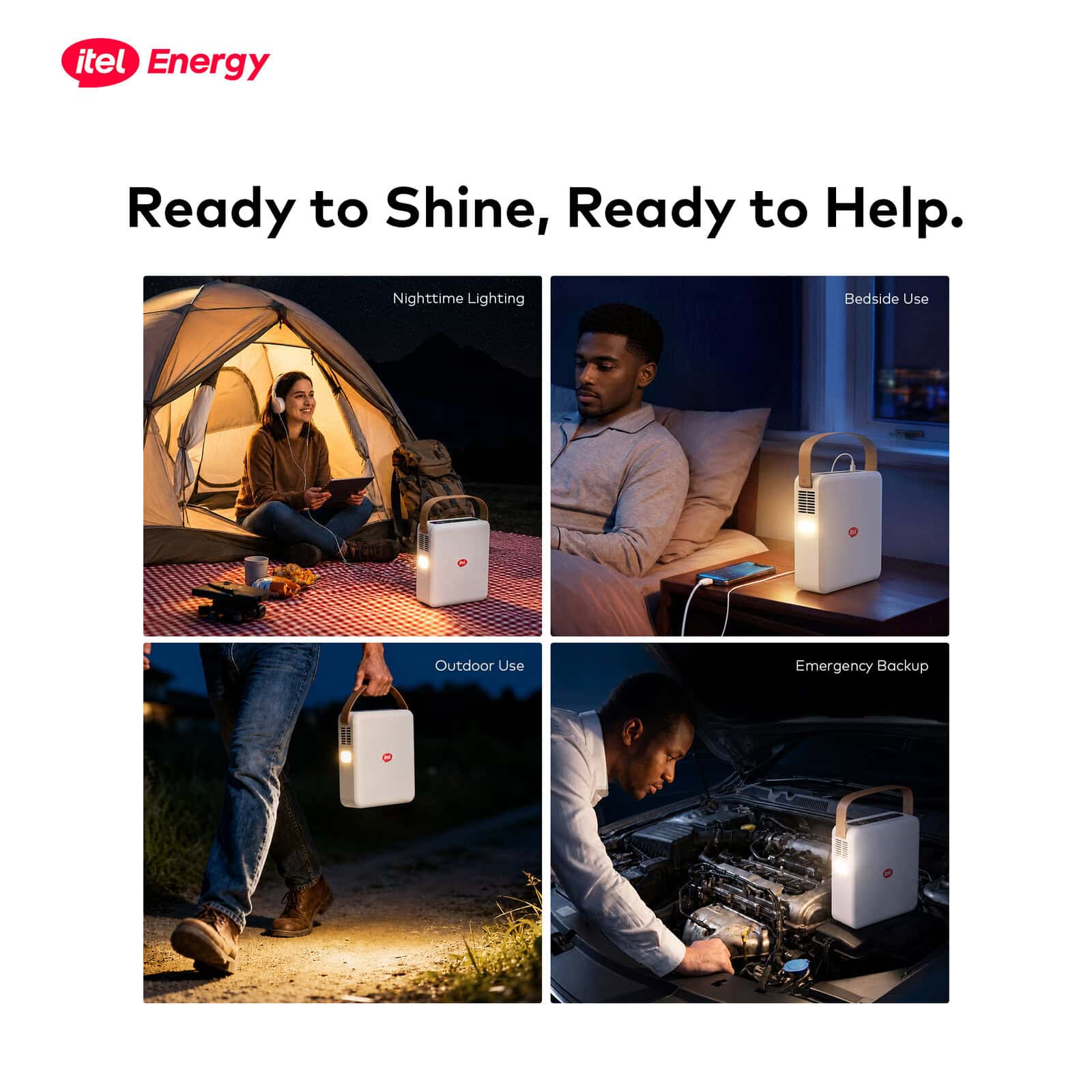 itel Power Go Pro 320Wh Portable Power Station (IESS-320ACT) | 200W AC Output, LiFePO4 Battery & 100W Solar Charging - Image 7